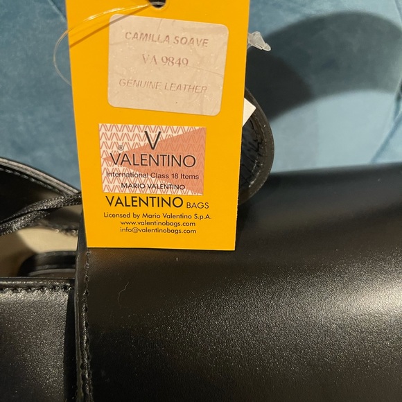 MARIO VALENTINO CARMILLA LEATHER TOTE NWT - Picture 8 of 9